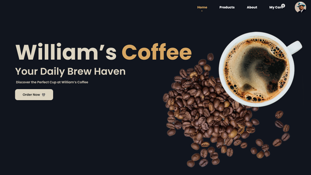 Coffee Website UI/UX